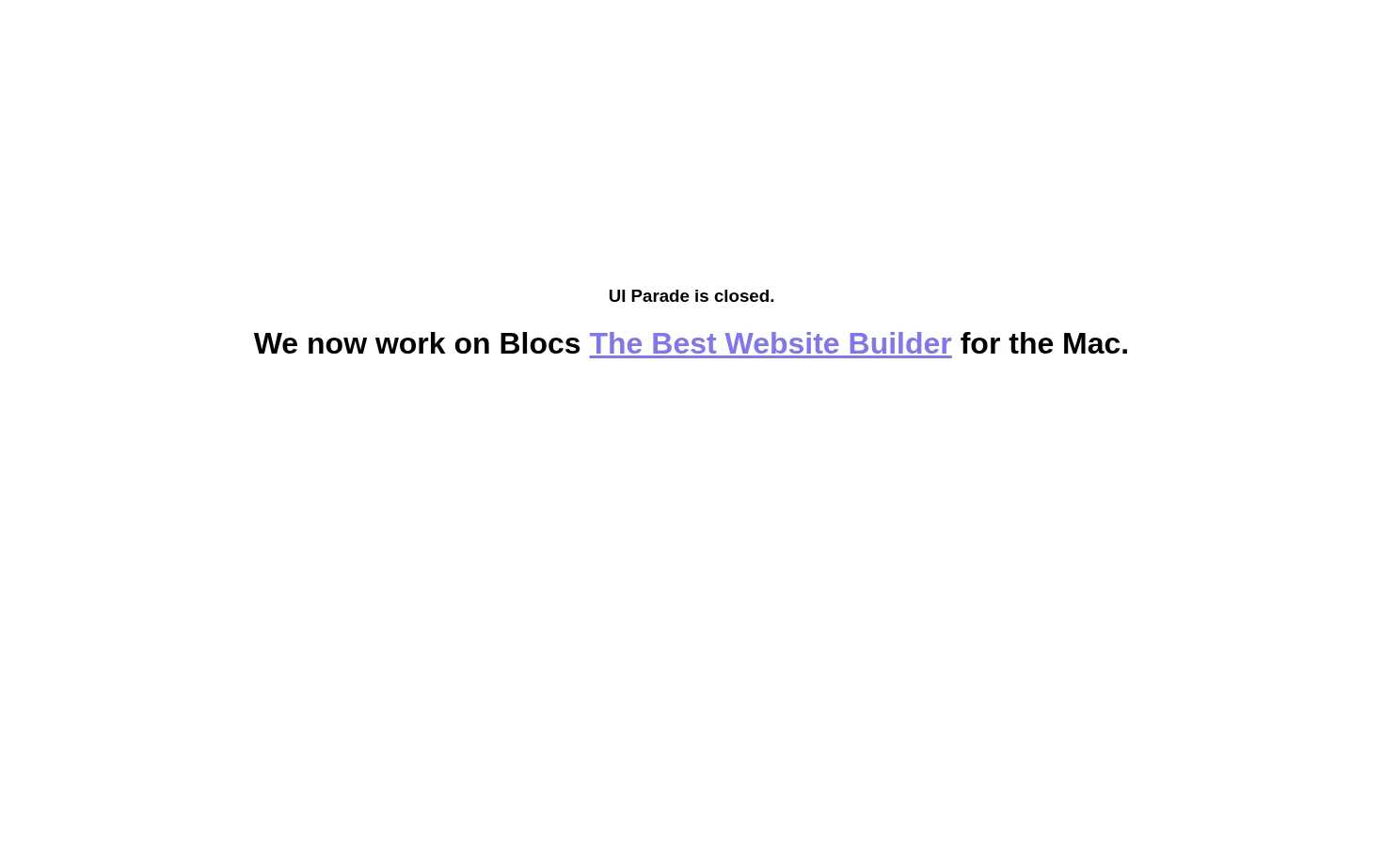 Website Maker 页面快照